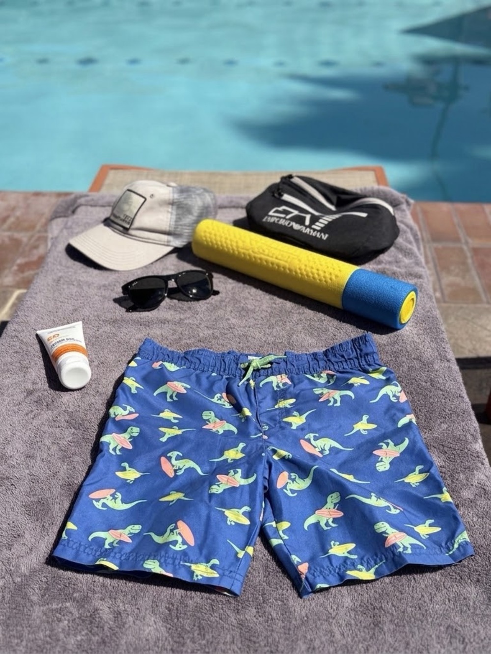 Simple Joys by Carter’s Boys Dinosaur Swim Trunk 5T